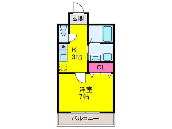 GROOVE平野の物件間取画像